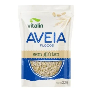 Aveia Flocos Grosso Sem Glúten Vitalin